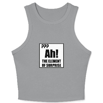 Discover Ah Element Of Surprise Crop Tank Top