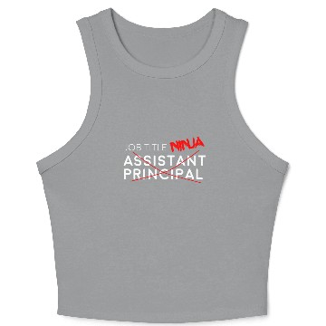 Discover Assistant Principal -Job Title (xAssistant Princip Crop Tank Top