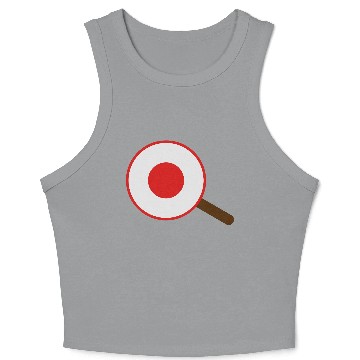 Discover Japanese hand fan Crop Tank Top