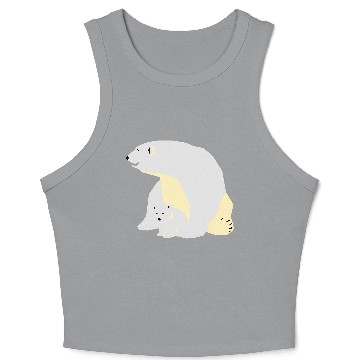 Discover Polar bear Crop Tank Top