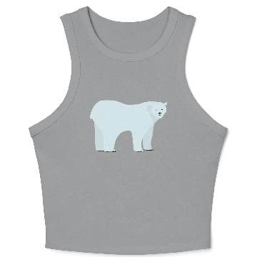 Discover Polar bear Crop Tank Top