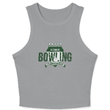 Discover bowling Crop Tank Top