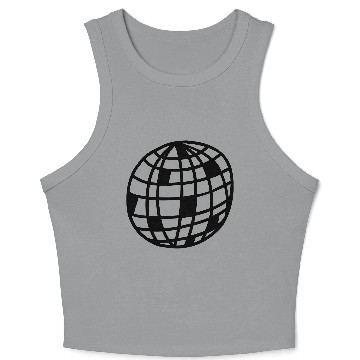 Discover Disco ball Crop Tank Top