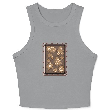 Discover Gingerbread cookies Crop Tank Top
