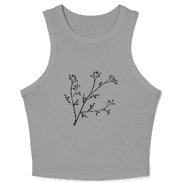 Discover grass plant Crop Tank Top