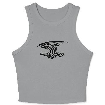 Discover Tribal Eagle Crop Tank Top