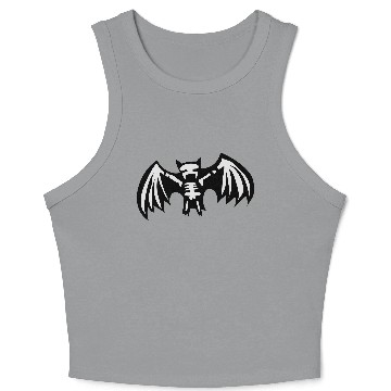 Discover bat skeleton Crop Tank Top