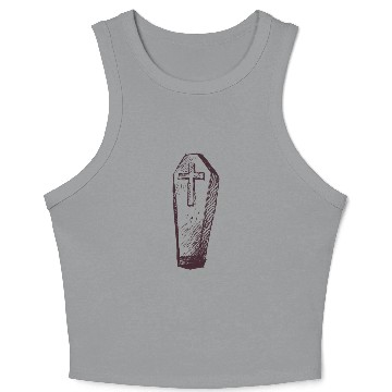 Discover Coffin Crop Tank Top