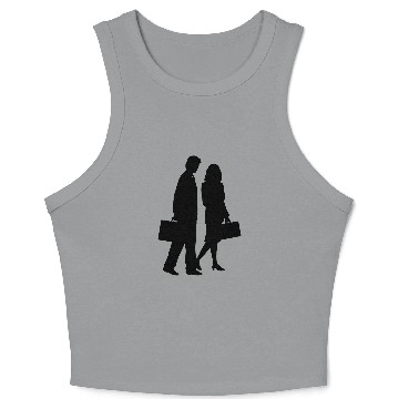 Discover Business People Crop Tank Top