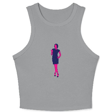 Discover Business Woman Crop Tank Top