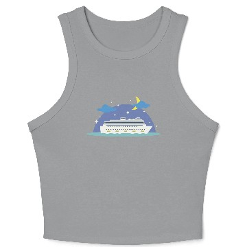 Discover cruise ship Crop Tank Top