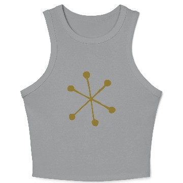 Discover snowflake Crop Tank Top