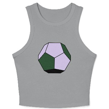 Discover platonic solid Crop Tank Top