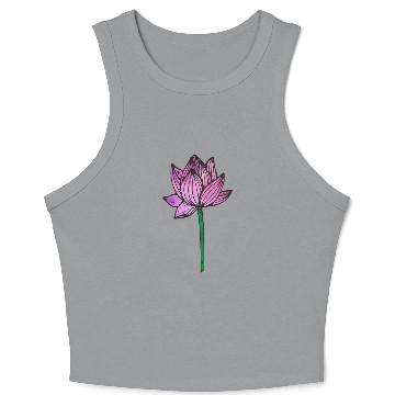 Discover Lotus Crop Tank Top