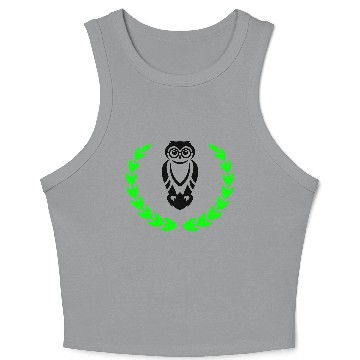 Discover College emblem Crop Tank Top