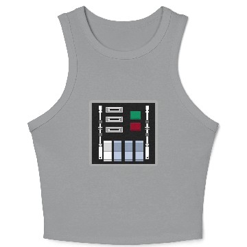 Discover Darth Vader Control Panel - A New Hope Crop Tank Top