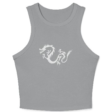 Discover Chinese Dragon Crop Tank Top