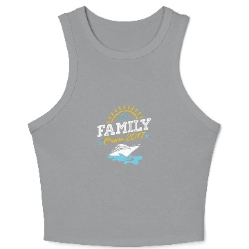 Discover Family Cruise Vacation 2017 Crop Tank Top