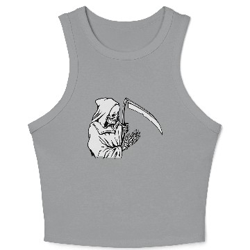 Discover Grim Reaper Crop Tank Top