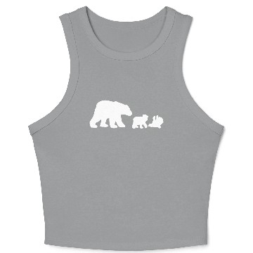 Discover POLAR BEAR AND CUBS Crop Tank Top