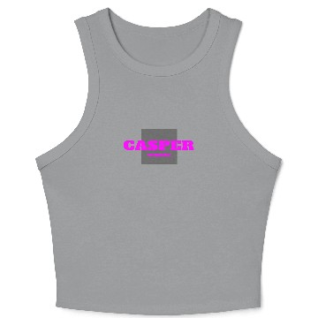 Discover WYOMING CASPER US STATE EDITION PINK Crop Tank Top
