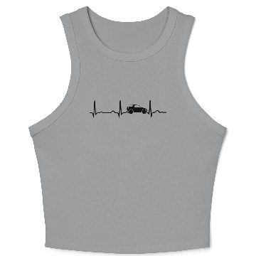 Discover GIFT - ECG JEEP BLACK Crop Tank Top