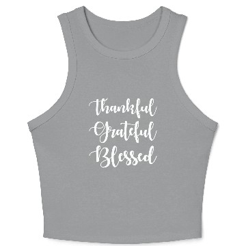 Discover thanksgiving Crop Tank Top