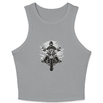 Discover Wild Biker Crop Tank Top