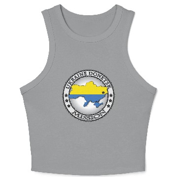 Discover Ukraine Donetsk Mission Crop Tank Top