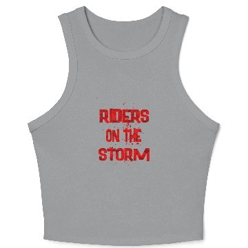 Discover riders on the storm Crop Tank Top