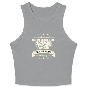 Discover Original Physical Education Teacher Crop Tank Top
