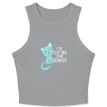 Discover Cat - Cat Lover - Gift - Crop Tank Top