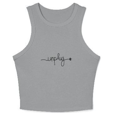 Discover unplug Crop Tank Top