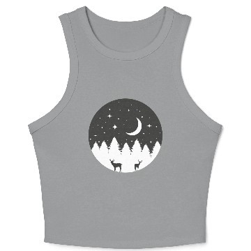 Discover Starry night Crop Tank Top