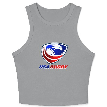 Discover USA Rugby Crop Tank Top