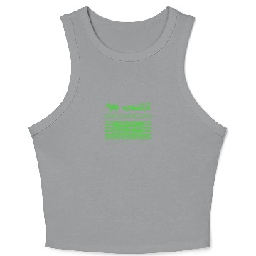 Discover Delorean Trail Crop Tank Top
