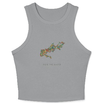 Discover new orleans Crop Tank Top