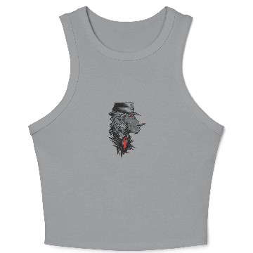 Discover Gangster Monkey, Mafia Monkey, Monkey Business Crop Tank Top
