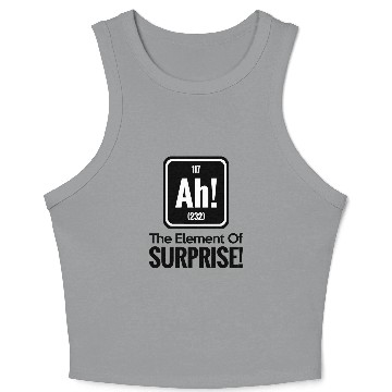 Discover AH! THE ELEMENT OF SURPRISE! Crop Tank Top