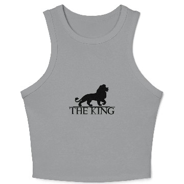 Discover the king disney game Crop Tank Top