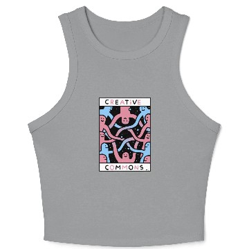 Discover creative commons hipster grandpa Crop Tank Top