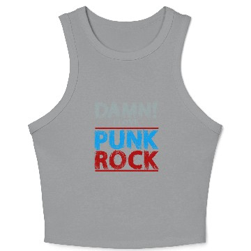 Discover Punk Rock Crop Tank Top