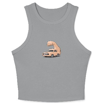 Discover Muscle Car Crop Tank Top
