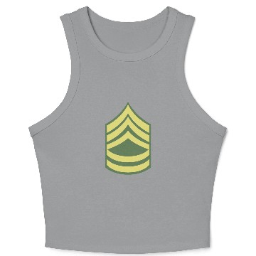 Discover Military uniform US Army Sergeant First Class SFC Crop Tank Top