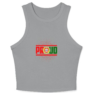 Discover Proud Portugal Crop Tank Top
