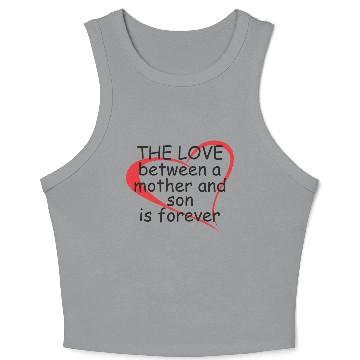 Discover The Love Between a Mother and Son Crop Tank Top