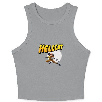 Discover Mens Marvel Hell Cat Hella Cat Hellcat New cat Crop Tank Top