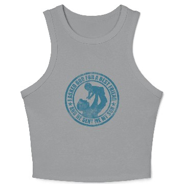 Discover father and son Crop Tank Top
