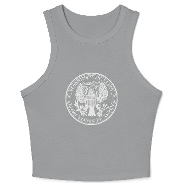 Discover US Dept of State Seal Crop Tank Top