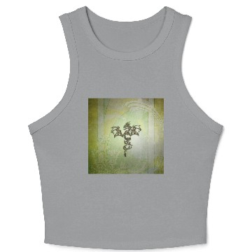 Discover Awesome chinese dragon green colors Crop Tank Top